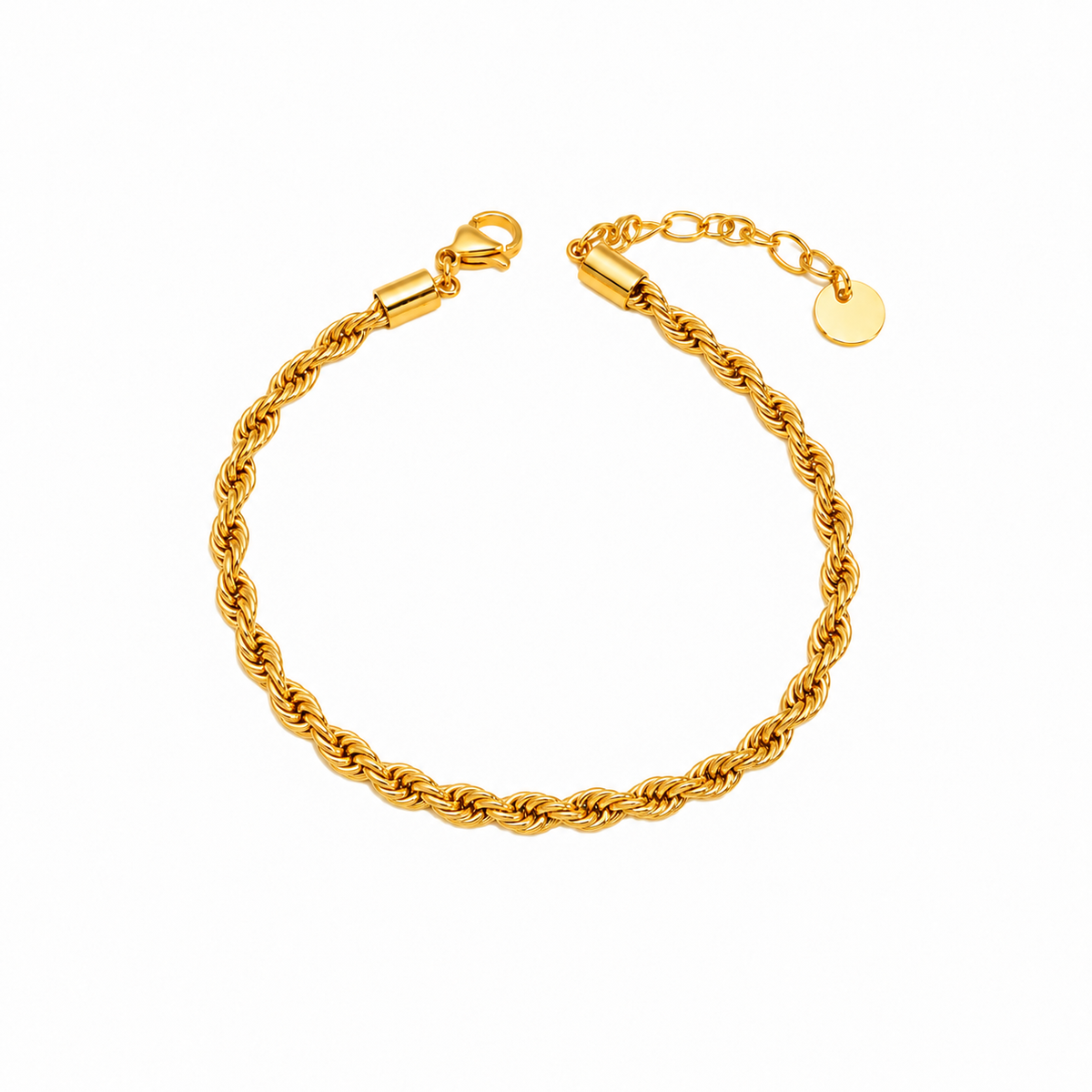 18K Gold Plated Classic Link Chain Bracelet